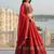 Red Silk Zari Swqunce Embroidery Work Lehenga choli For Women's