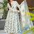 Off white muslin digital print designer salwar suit