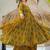 Mustard muslin digital print designer salwar suit
