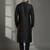 Black  dupion silk embroidered kurta set