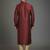 Maroon dupion silk embroidered kurta set