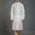 White dupion silk kurta set