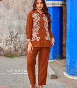 Creap Shirt Collar & Trousers Co-Ords