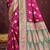 light plum satin silk woven work traditional saree