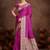 magenta purple silk blend woven work traditional saree