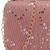 Anekaant woven reverie pink georgette pleated sequined fabric clutch