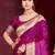 wine purple silk blend woven work traditional saree