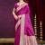 wine purple silk blend woven work traditional saree