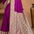 wine purple silk blend woven work traditional saree