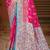 rani pink satin silk blend woven work traditional saree
