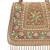 Anekaant blush & bead gold satin concentric beadwork embellished clutch