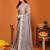 grey mannequin embroidery  work  saree 