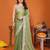 pear mannequin embroidery  work  saree 