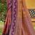 peach soft silk blend woven work traditional saree
