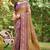 purple  soft silk blend woven work traditional saree