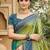 green soft silk blend woven work traditional saree