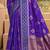 purple soft silk blend woven work traditional saree