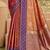 peach soft silk blend woven work traditional saree