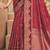 maroon soft silk blend woven work traditional saree