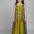 Parrot Green Printed Shrug Style Jacket Ethnic Palazzo Salwar Suit For Girls kids