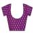 purple printed, blocked printed daily wear chiffon, georgette saree with blouse