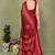 maroon printed, blocked printed daily wear chiffon, georgette saree with blouse