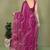 wine printed striped leheria chiffon, georgette saree with blouse 