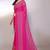 pink printed bandhani chiffon self design saree with blouse 