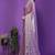 lavender wedding party & festive tissue embellished saree with blouse