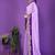 lavender wedding party & festive art silk embroidered saree with blouse