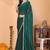 green wedding party & festive art silk embellished saree with blouse