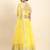 YELLOW SOFT NET sequin work LEHENGA CHOLI WITH BLOUSE
