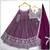 DARK MAGENTA SEQUENCE EMBROIDERY GEORGETTE LEHENGA WITH BLOUSE