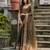 coffee solid silk blend  saree with blouse