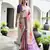 purple solid satin saree with blouse