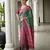 wine solid tussar silk saree with blouse