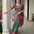 wine solid tussar silk saree with blouse