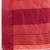 red solid raw silk blend saree with blouse