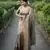 beige solid raw silk blend saree with blouse