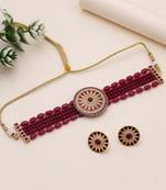 Rani & red rajputi rani haar