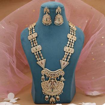 Multicolor festive rajputi rani haar 2