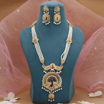 Multicolor ethnic rajputi rani haar 2