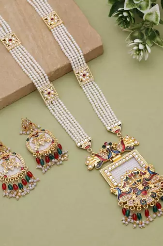 Multicolor royal rajputi rani haar