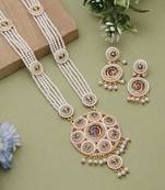 Multicolor wedding rajputi rani haar