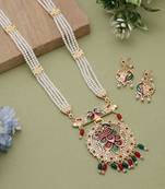 Multicolor statement rajputi rani haar