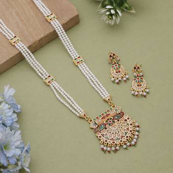 Multicolor meena work rajputi rani haar 1