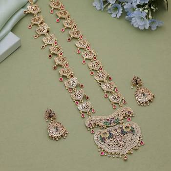 Multicolor cultural rajputi rani haar 1