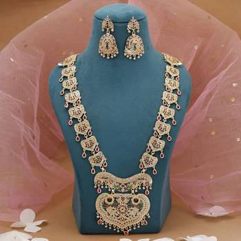 Multicolor cultural rajputi rani haar 2
