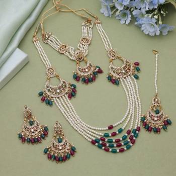 Rani & green rajputi rani haar 1