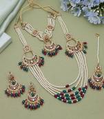 Rani & green rajputi rani haar